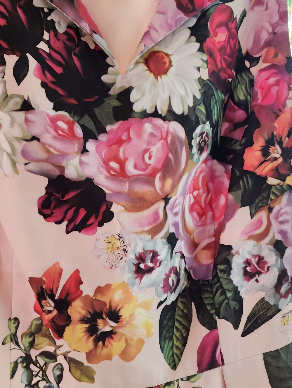 Ted Baker London Deavon Oil Painting Floral Fit-and-Flare Dress Size 4 - Picture 8 of 12